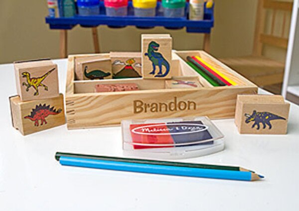 dinosaur stamp set